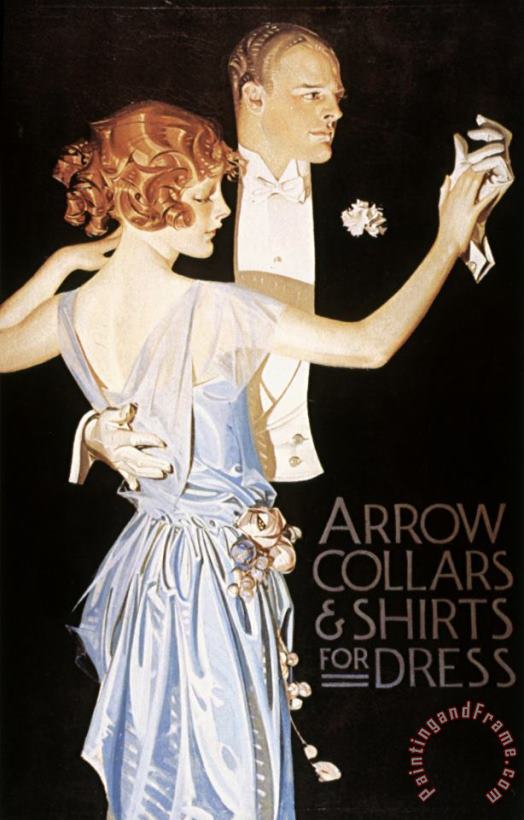 Others Arrow Shirt Collar Ad Art Painting