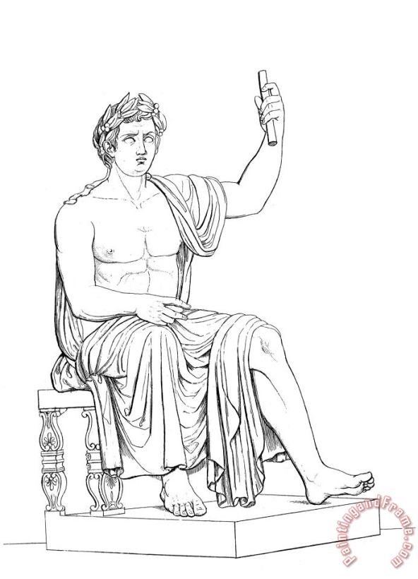 Augustus (63 B.c.-14 A.d.) painting - Others Augustus (63 B.c.-14 A.d.) Art Print
