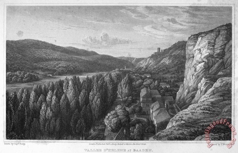 Austria: Baaden, 1822 painting - Others Austria: Baaden, 1822 Art Print