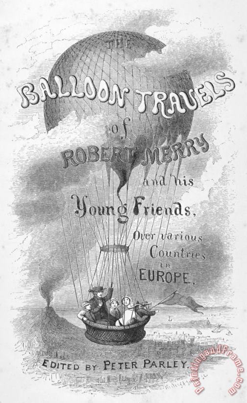 Balloon Travels, 1855 painting - Others Balloon Travels, 1855 Art Print