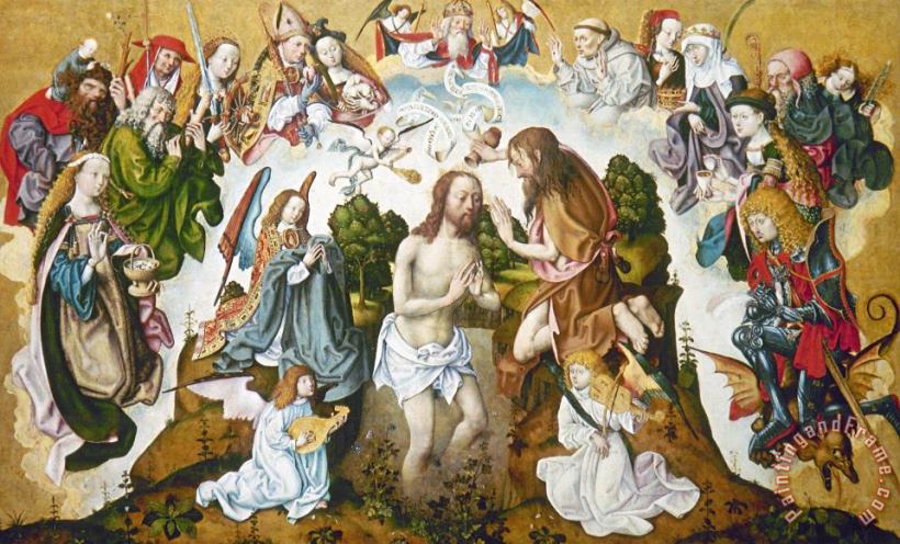 Baptism Of Christ painting - Others Baptism Of Christ Art Print