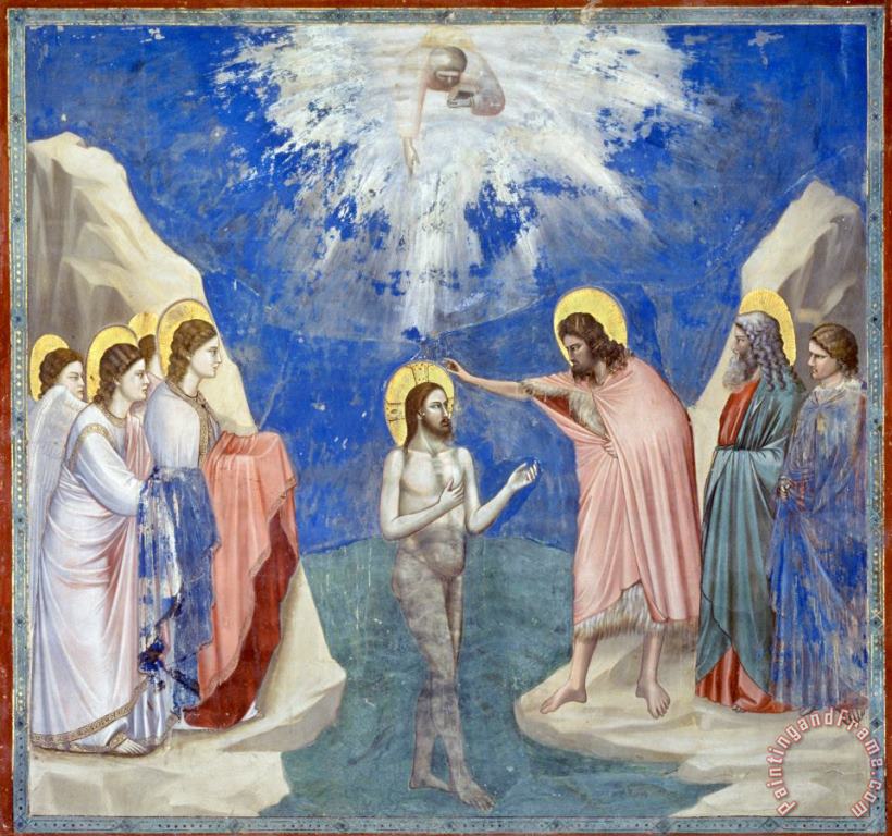 Others Baptism Of Christ Art Print