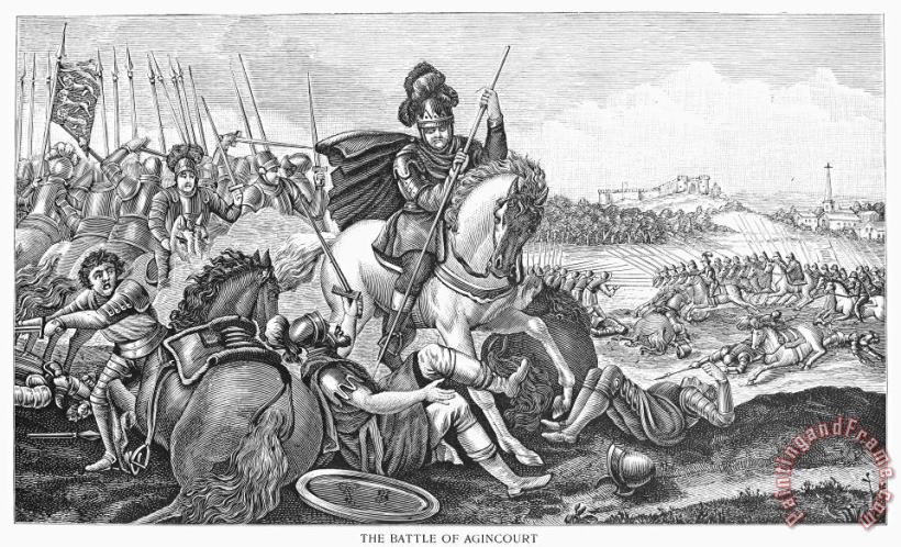 Others Battle Of Agincourt, 1415 Art Print