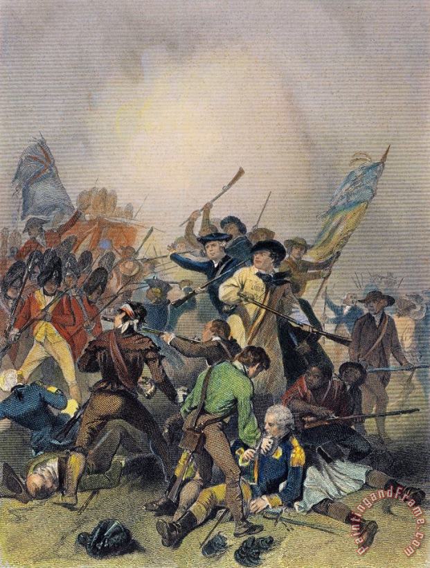 Battle Of Bunker Hill painting - Others Battle Of Bunker Hill Art Print