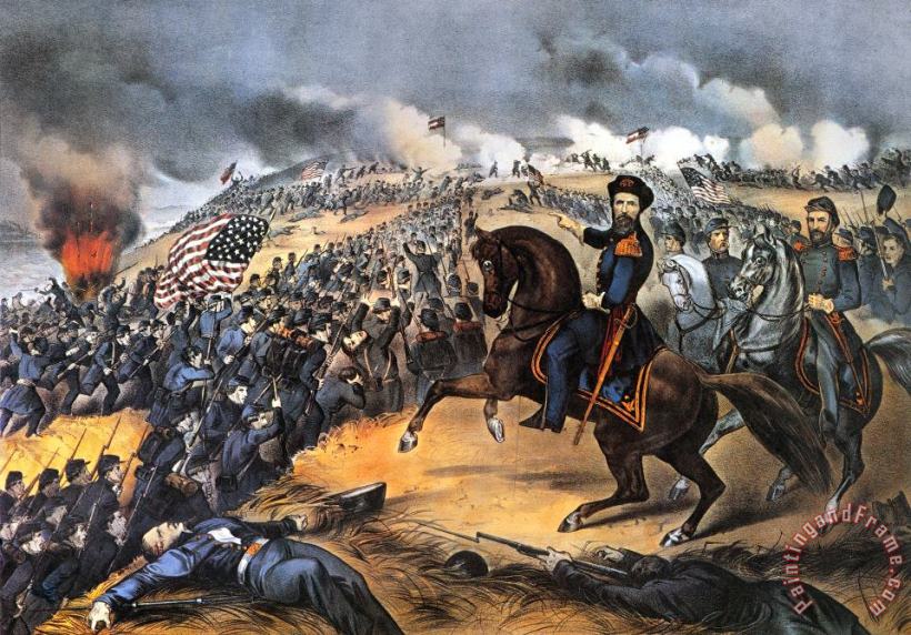 Battle Of Fort Donelson painting - Others Battle Of Fort Donelson Art Print