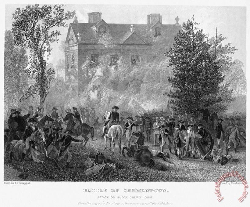 Others Battle Of Germantown, 1777 Art Print