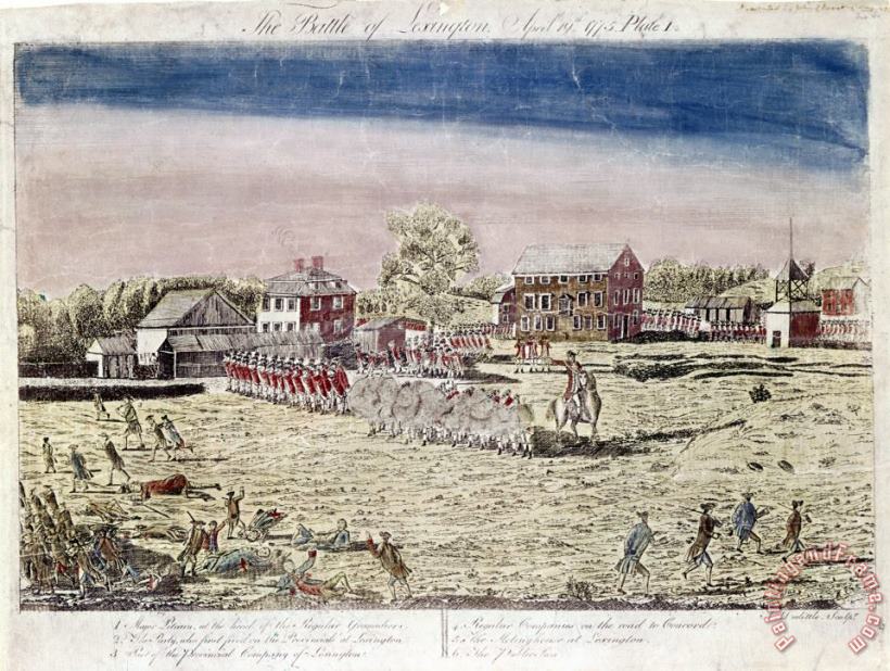 Others Battle Of Lexington, 1775 Art Print