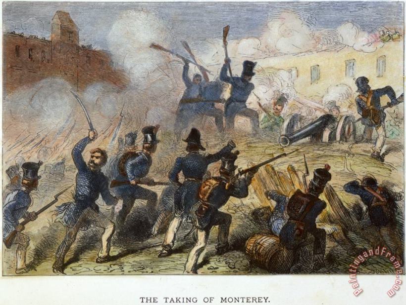 Battle Of Monterrey, 1846 painting - Others Battle Of Monterrey, 1846 Art Print