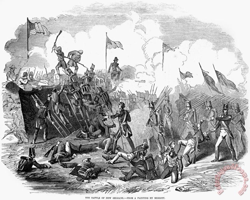 Battle Of New Orleans painting - Others Battle Of New Orleans Art Print