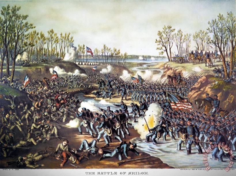 Battle Of Shiloh, 1862 painting - Others Battle Of Shiloh, 1862 Art Print