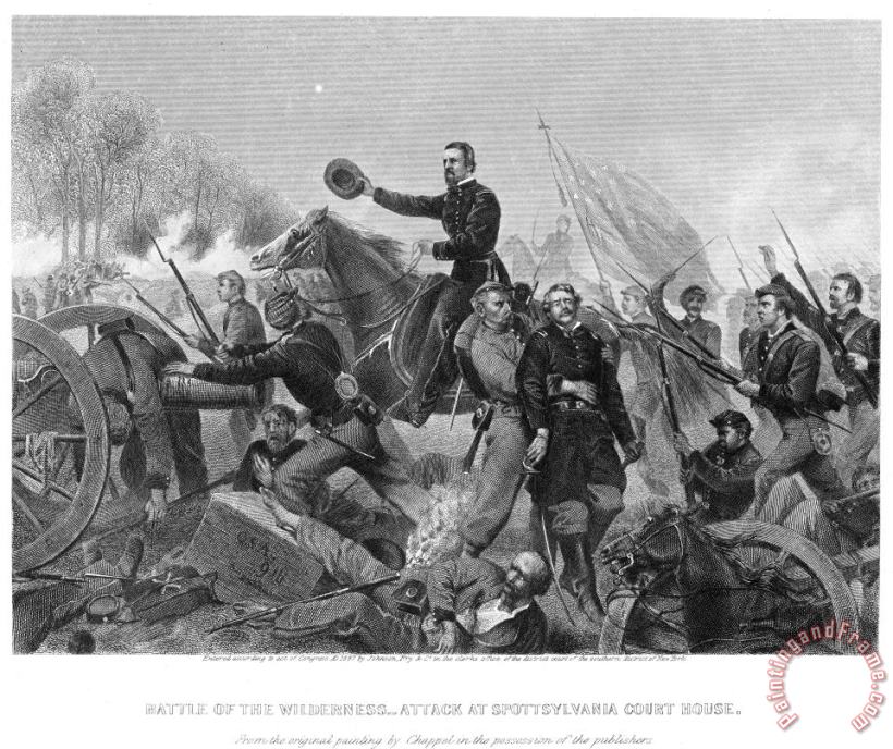 Battle Of Spotsylvania painting - Others Battle Of Spotsylvania Art Print