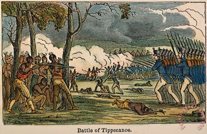 Battle Of Tippecanoe, 1811 painting - Others Battle Of Tippecanoe, 1811 Art Print