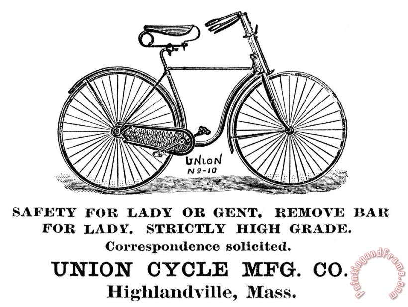 Others Bicycle Advertisement, 1890 Art Print