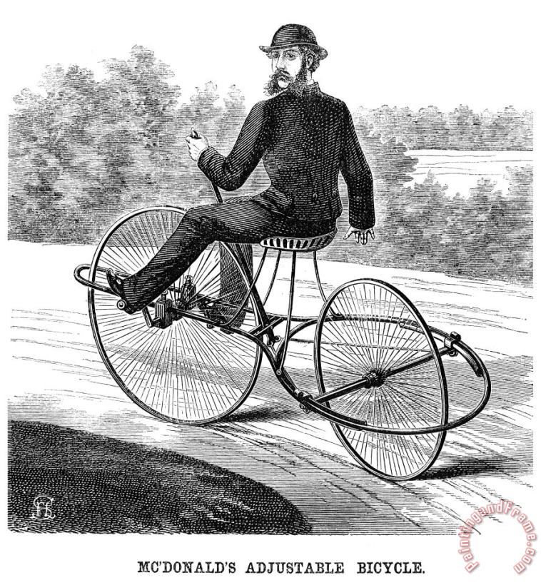 Others Bicycling, 1869 Art Print
