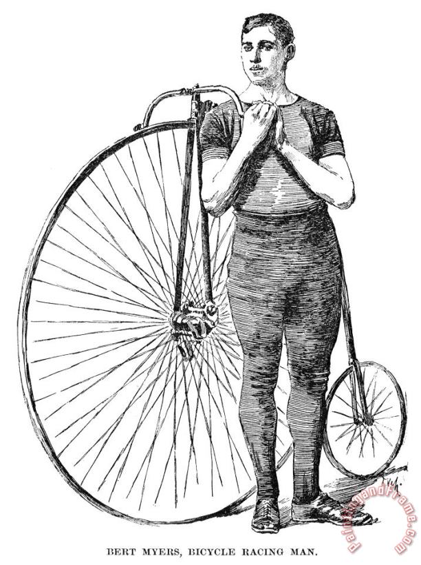 Others Bicycling, 1890 Art Print