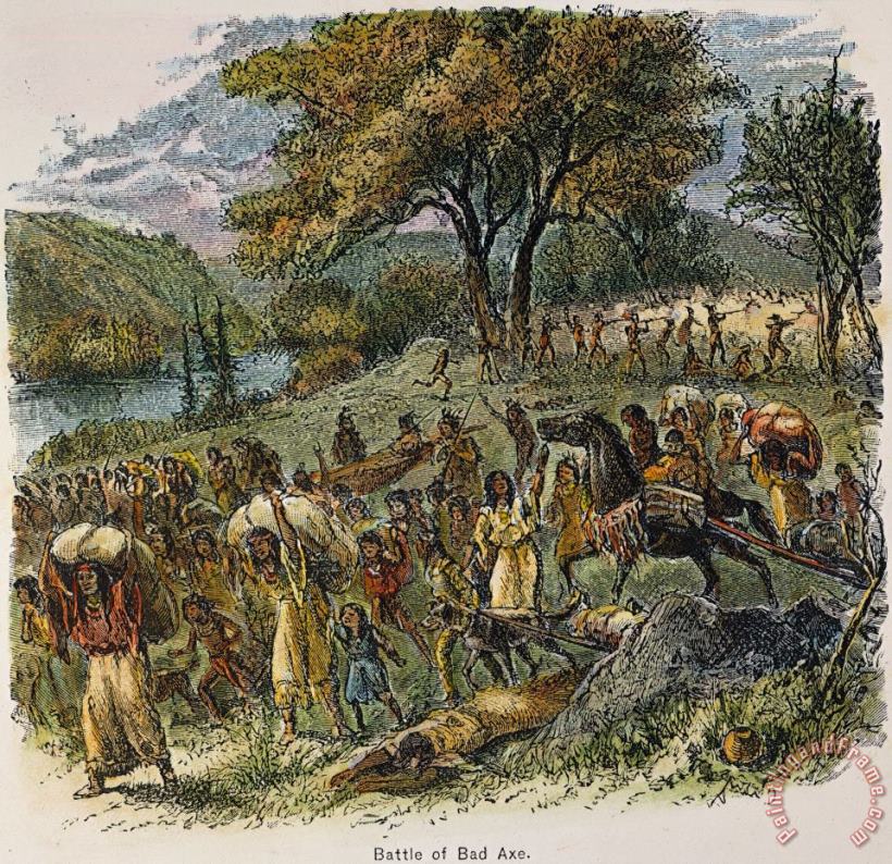 Others Black Hawk War, 1832 Art Painting