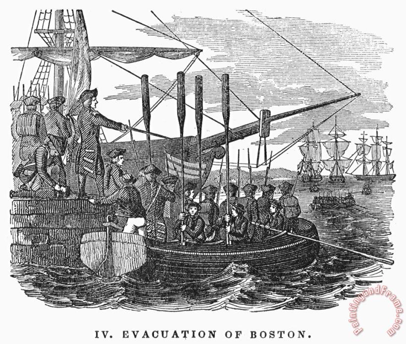 Others Boston: Evacuation, 1776 Art Painting