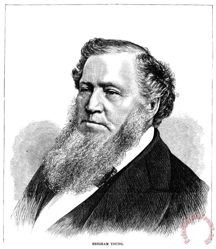 Brigham Young (1801-1877) painting - Others Brigham Young (1801-1877) Art Print