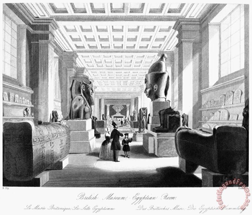 BRITISH MUSEUM, c1860 painting - Others BRITISH MUSEUM, c1860 Art Print