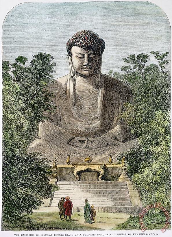 Buddha: Kamakura, Japan painting - Others Buddha: Kamakura, Japan Art Print