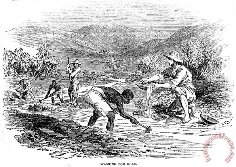 Others California Gold Rush, 1849 Art Painting