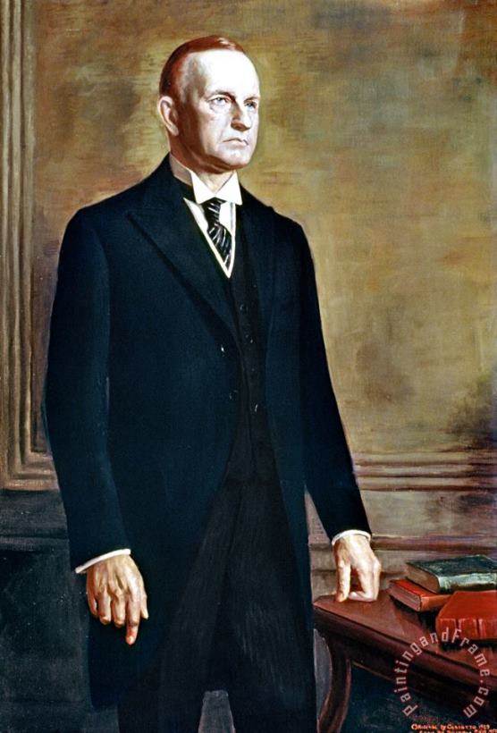 Calvin Coolidge (1872-1933) painting - Others Calvin Coolidge (1872-1933) Art Print