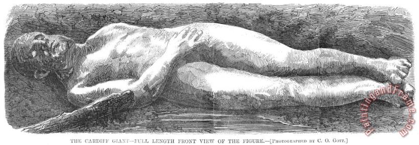 Cardiff Giant, 1869 painting - Others Cardiff Giant, 1869 Art Print
