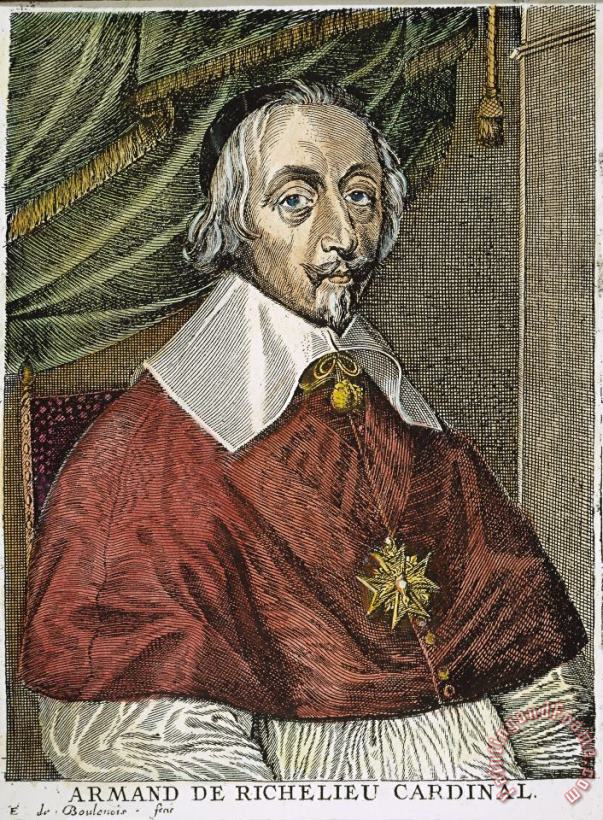 Others Cardinal Richelieu Art Painting