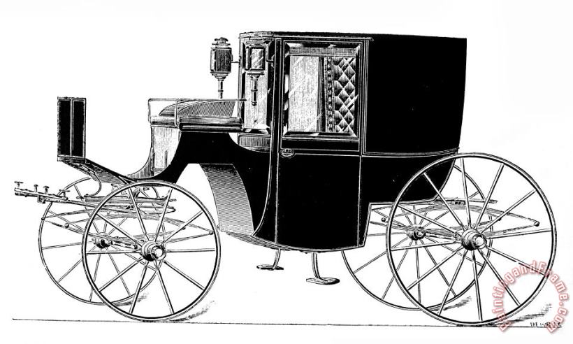 Others Carriage: Brougham Art Painting