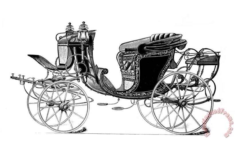 Carriage: Victoria painting - Others Carriage: Victoria Art Print