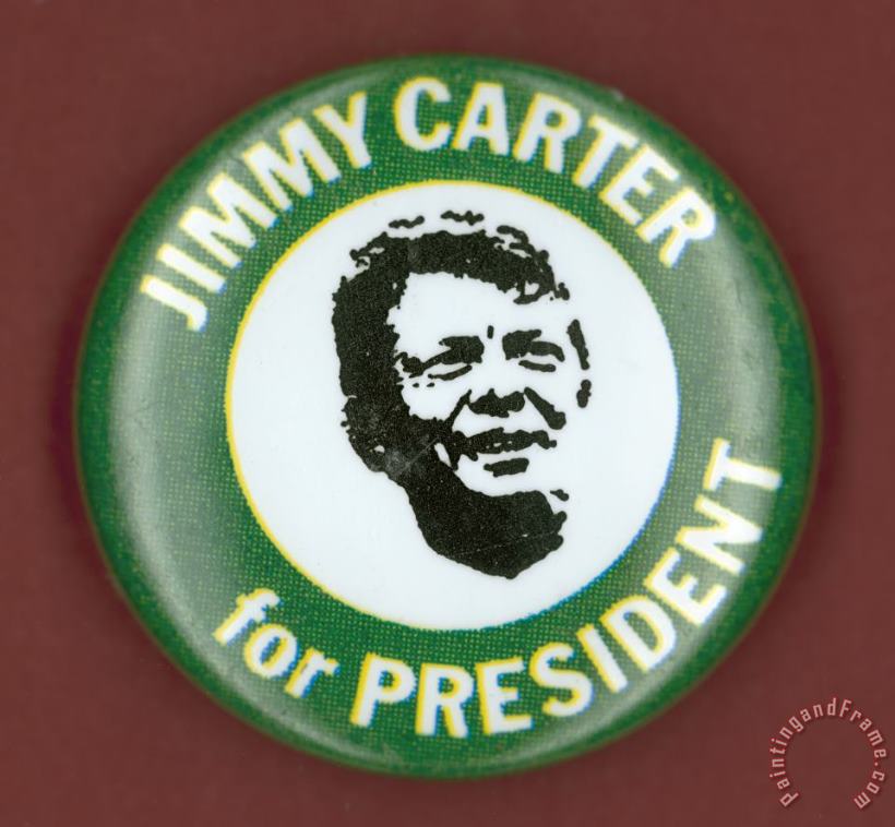 Carter Campaign Button painting - Others Carter Campaign Button Art Print