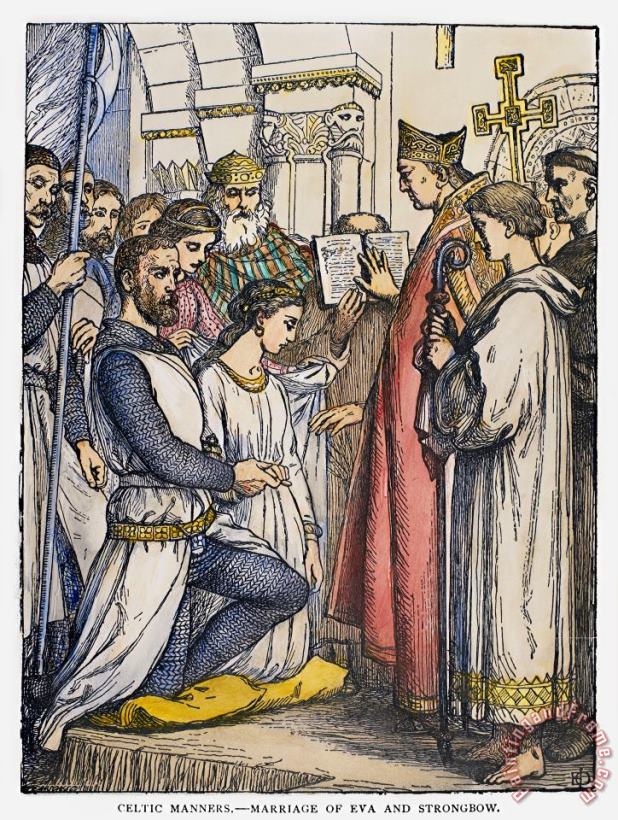 Celtic Wedding, 1171 painting - Others Celtic Wedding, 1171 Art Print