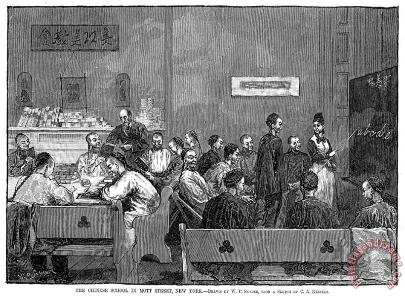 Others Chinese Immigrants, 1879 Art Print