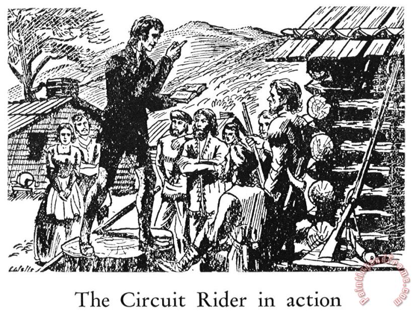 Others Circuit Rider Art Print
