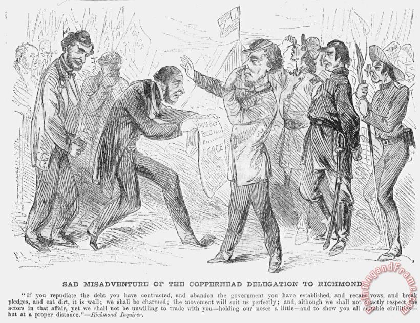 Civil War: Copperhead, 1863 painting - Others Civil War: Copperhead, 1863 Art Print
