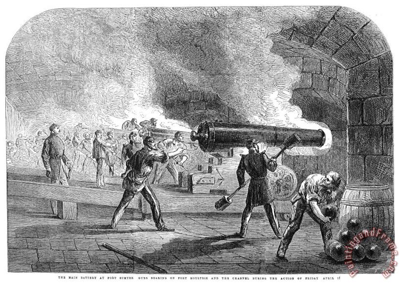 Others Civil War: Fort Sumter Art Print