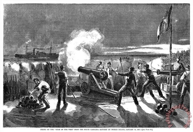 Others Civil War: Fort Sumter, 1861 Art Print