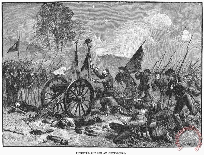 Civil War: Gettysburg painting - Others Civil War: Gettysburg Art Print