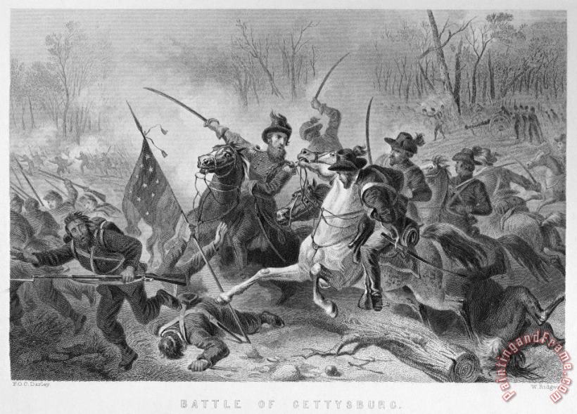 Civil War: Gettysburg, 1863 painting - Others Civil War: Gettysburg, 1863 Art Print