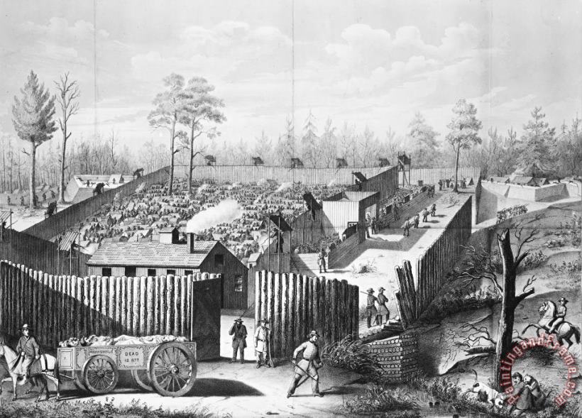 Civil War: Prison, 1864 painting - Others Civil War: Prison, 1864 Art Print