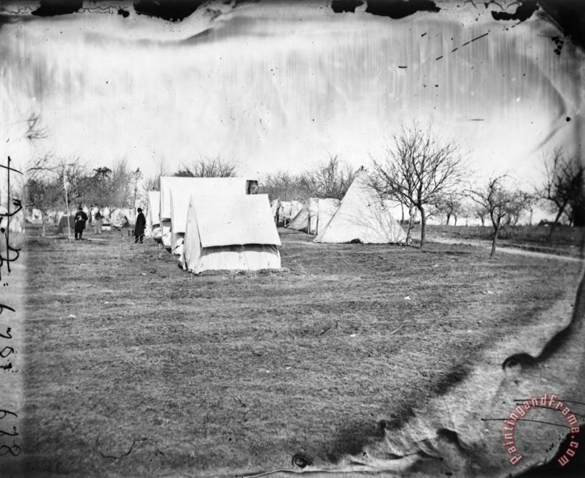 Others Civil War: Union Camp, 1863 Art Painting