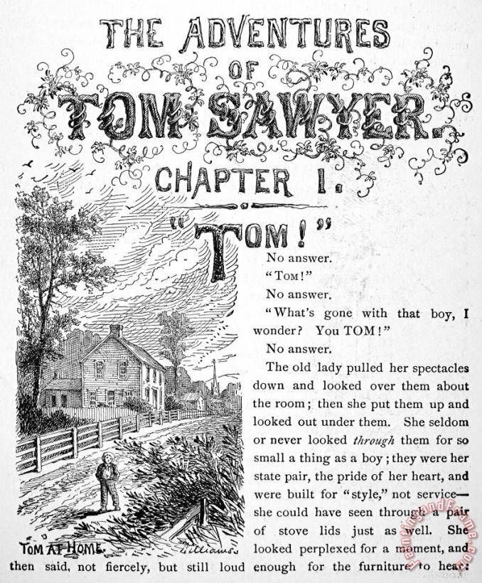 Others Clemens: Tom Sawyer Art Painting