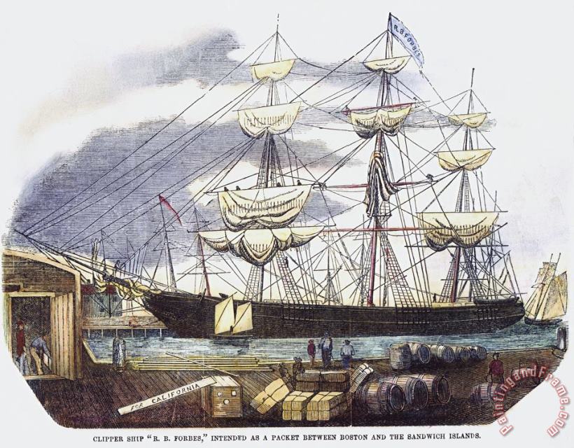 Others Clipper Ship, 1851 Art Print