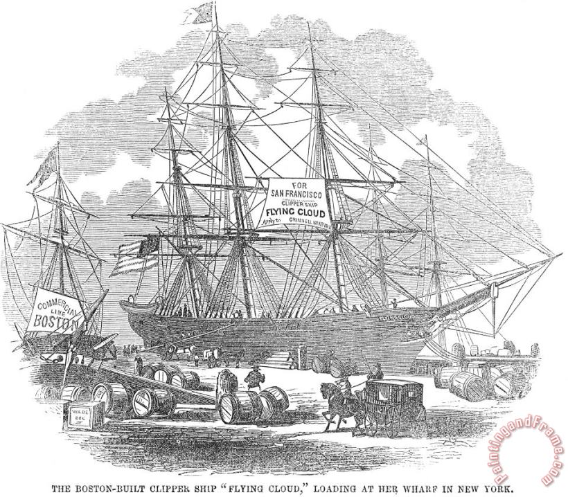 Others Clipper Ship, 1851 Art Print