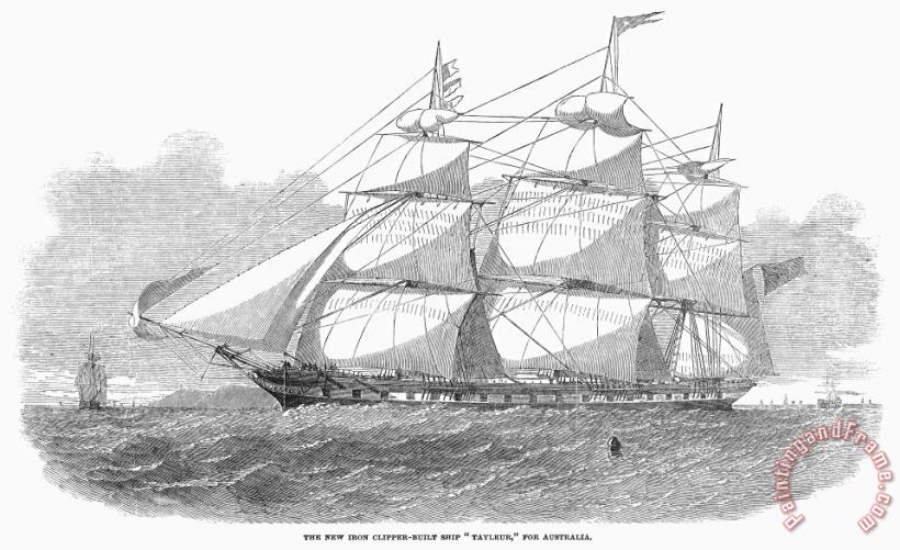 Others Clipper Ship, 1853 Art Print