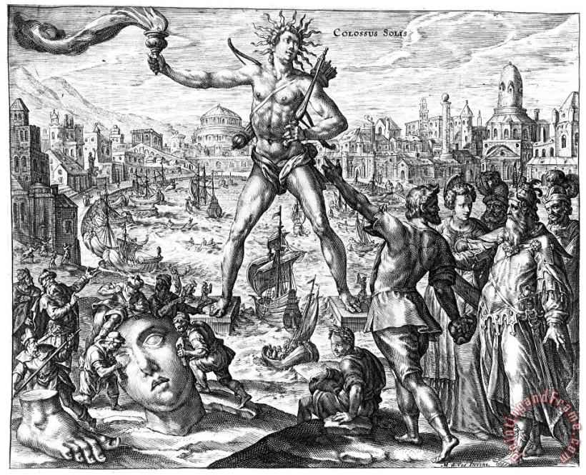 Others Colossus Of Rhodes Art Print