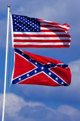Others Confederate And U.s. Flags.