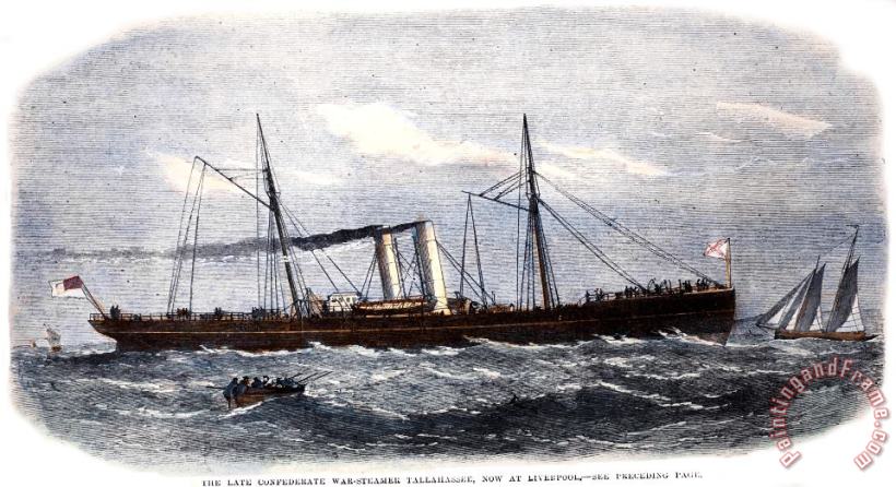 Others Confederate Warship, 1865 Art Print