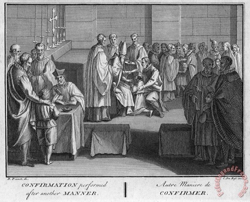Others CONFIRMATION, 18th CENTURY Art Print