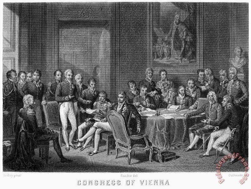 Others Congress Of Vienna, 1815 Art Painting